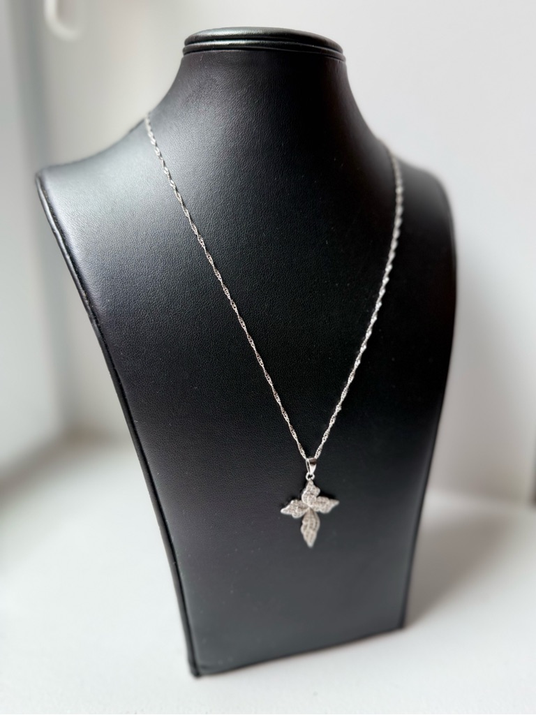 Jtv Bella Luce 0.96ctw Cross Pendant With Chain